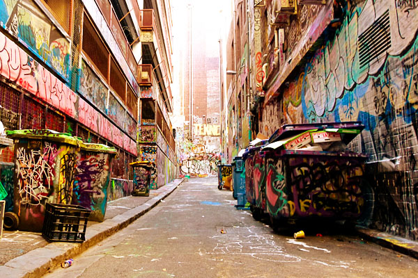 street alleyway