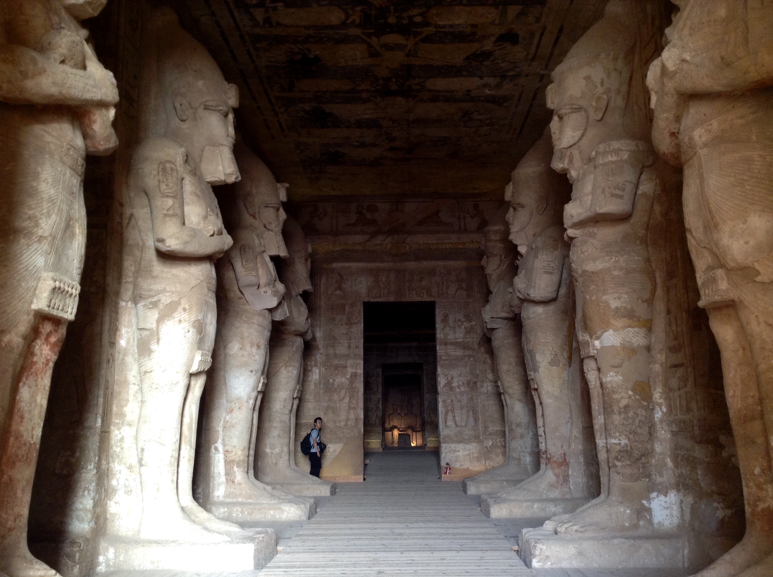 Travelettes » » Along the Nile in Egypt – Lilian Lee – Abu Simbel inside